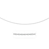 2.5mm 14k White Gold Pendant Chain with Textured Links